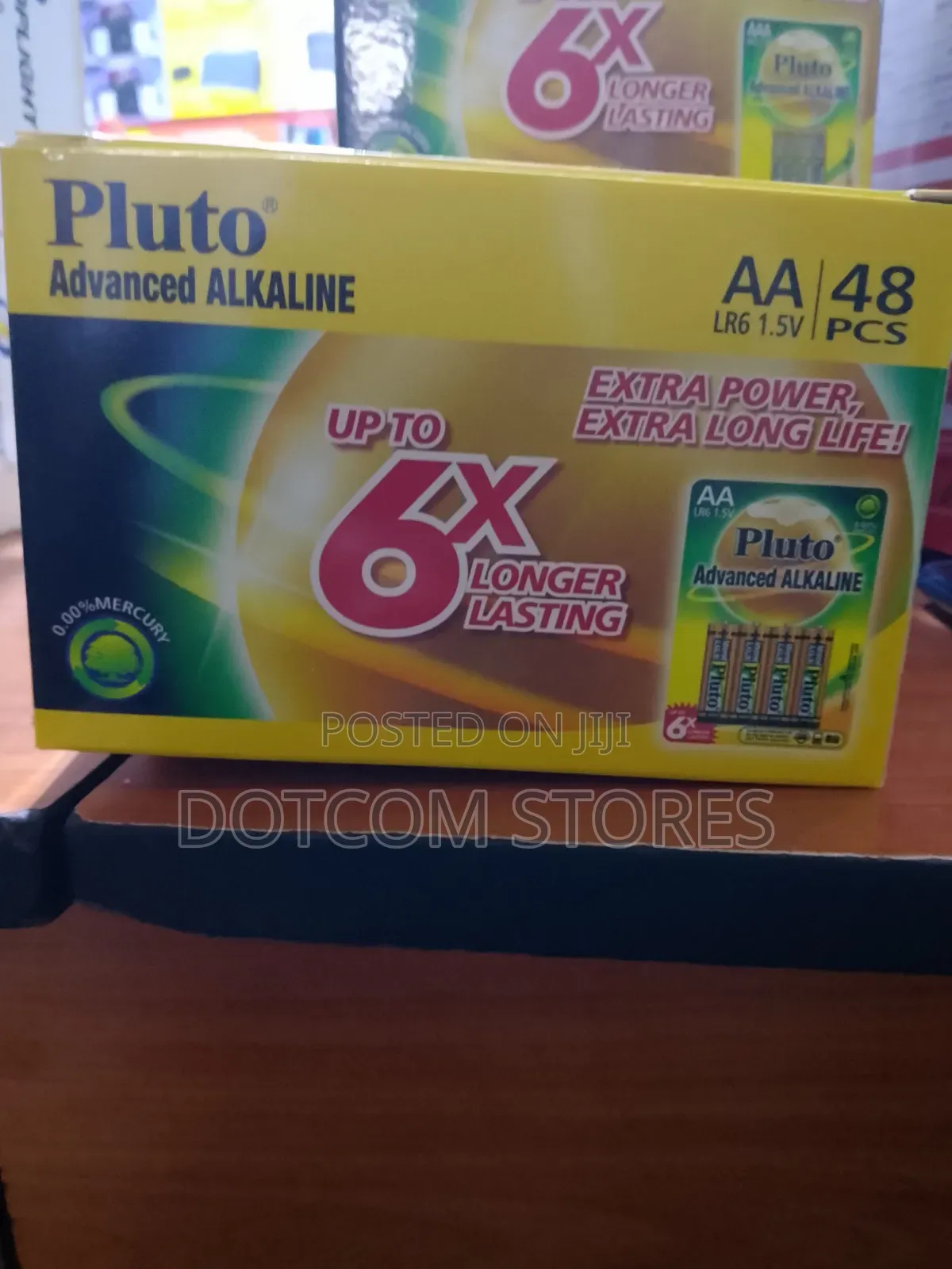 Pluto Box of Advanced Alkaline Aa Batteries. Lr6 1.5v 48 Pieces