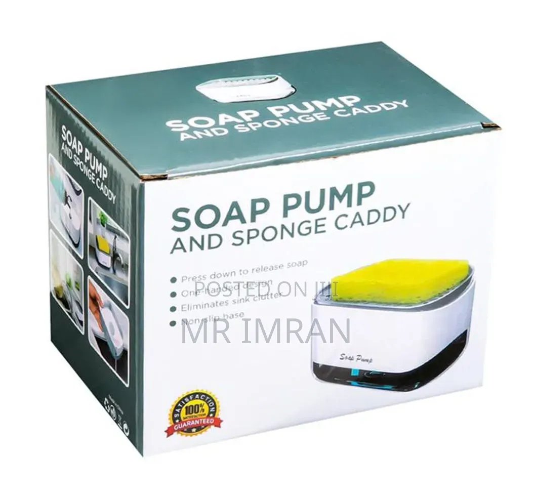 2-in-1 Kitchen Soap Dispenser and Sponge Caddy