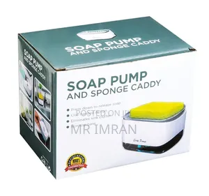 2-in-1 Kitchen Soap Dispenser and Sponge Caddy