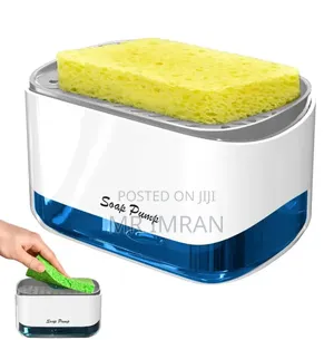 2-in-1 Kitchen Soap Dispenser and Sponge Caddy