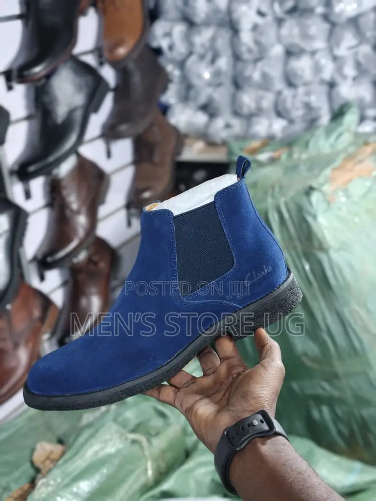 Clarks Genuine Suede Chelsea Boots