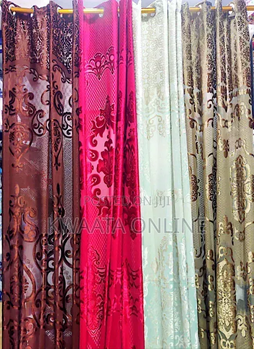 2 PC Ready Made Shading Curtains for Dining Room Bedroom 1.5m Each