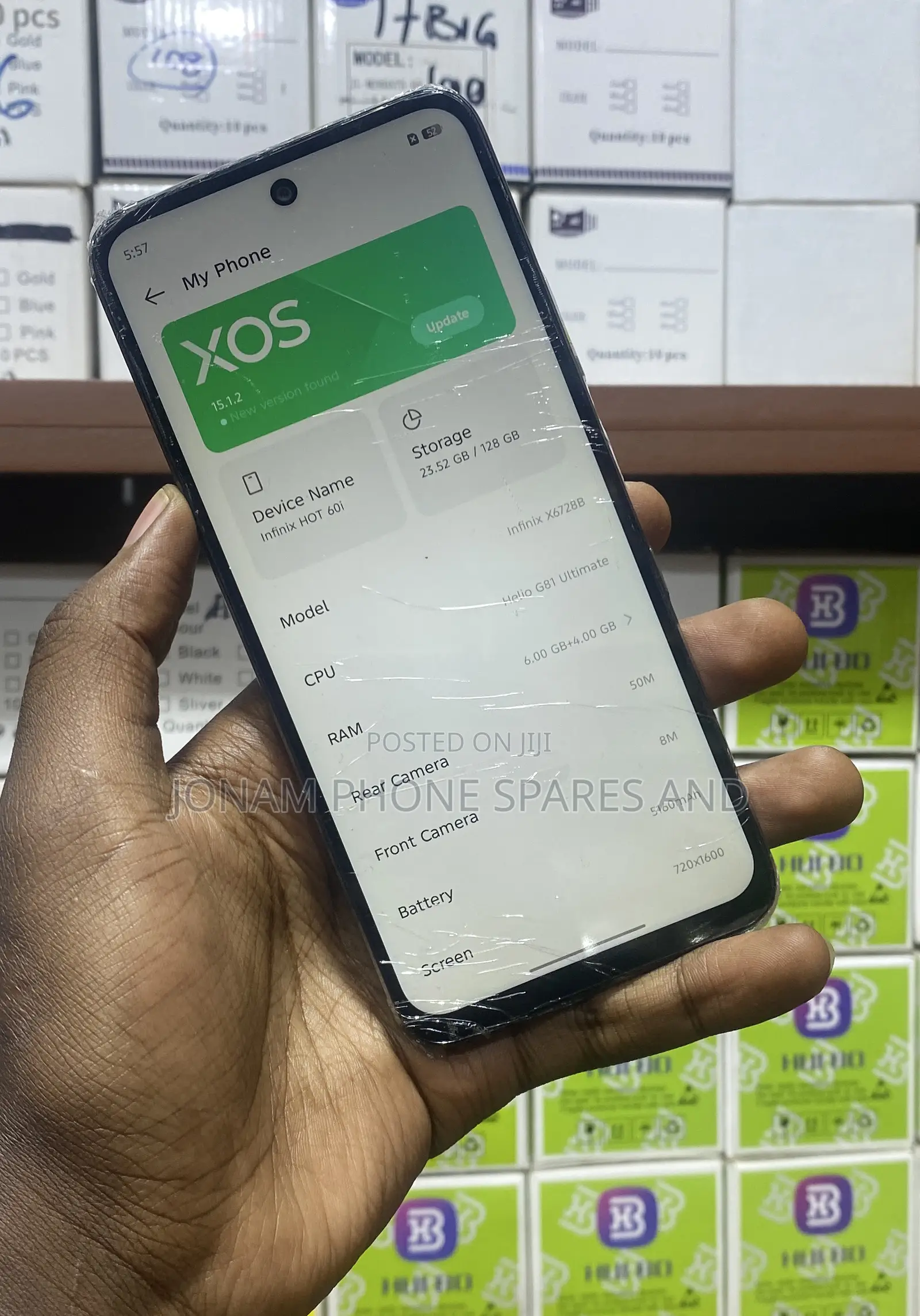Infinix Hot 60i 128 GB Black