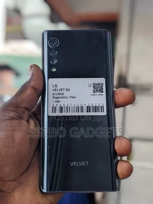 LG Velvet 5G 128 GB Gray