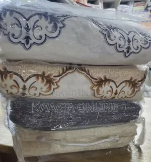 Elegant 3-Piece Marble Curtains Set (2pc Curtain + 1 PC Net) Eyelets