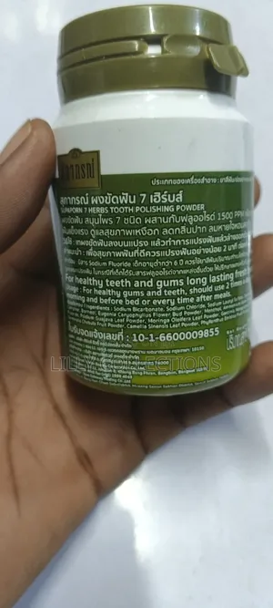 Multi Purpose Tooth Whitening Powder