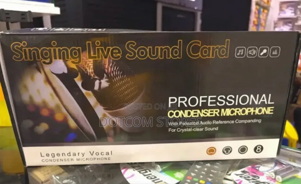 Podcast Microphone Bundle With Live Sound Card