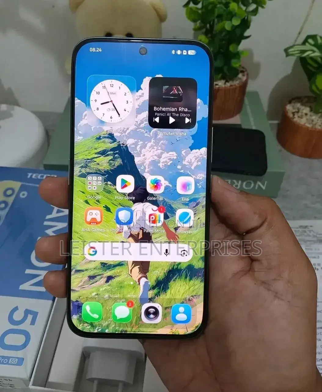 New Tecno Camon 50 Pro 256 GB Silver