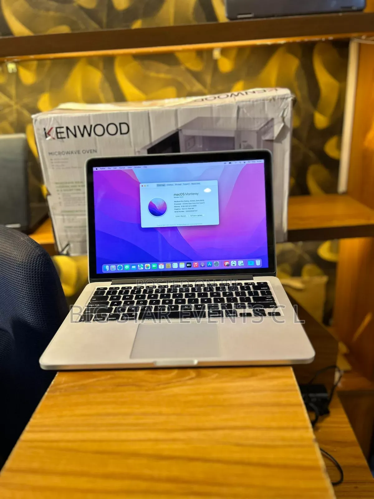 Laptop Apple MacBook Pro 2017 8GB Intel Core i5 HDD 500GB
