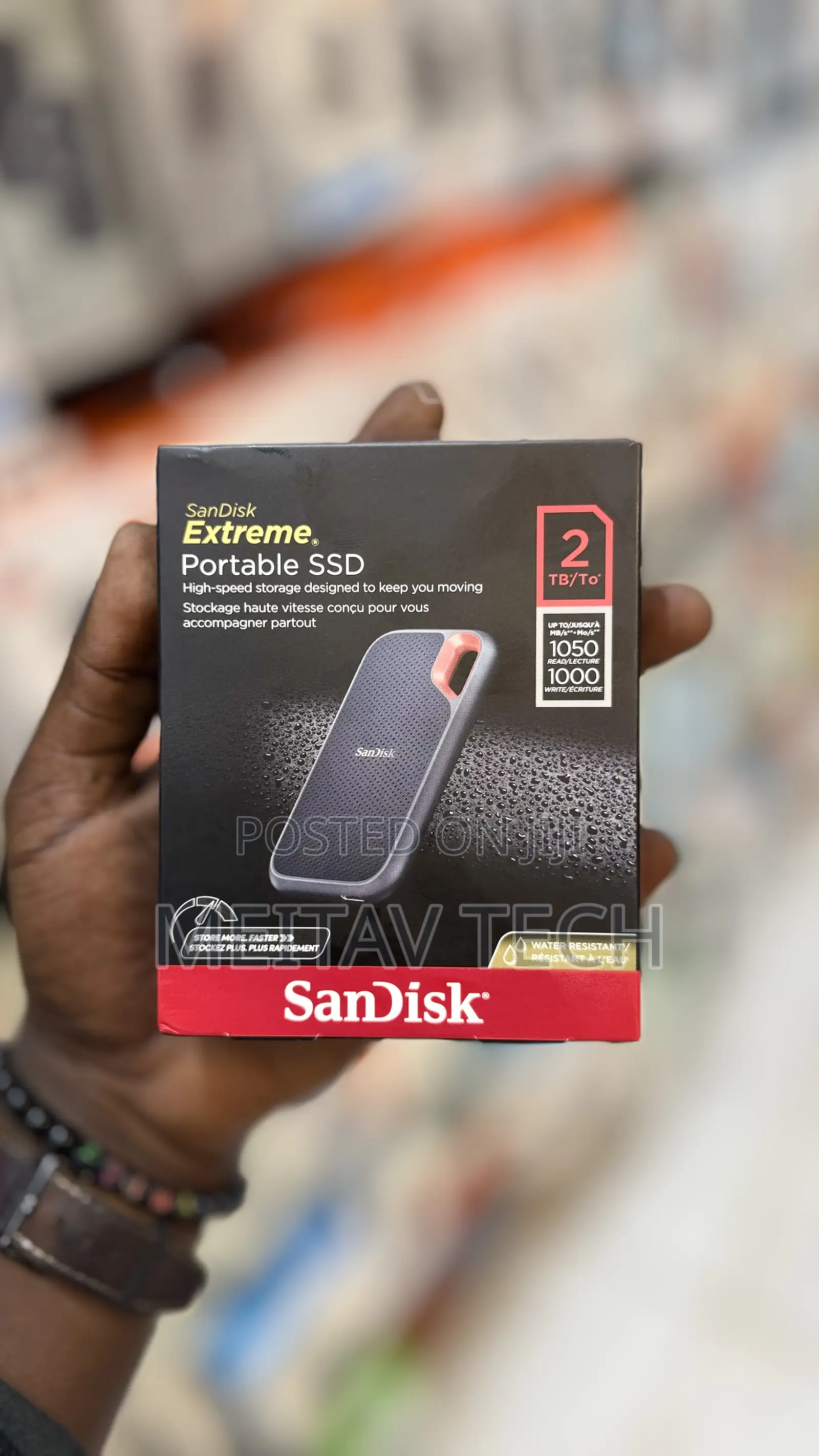 Sandisk 2tb Extreme Portable SSD Upto 1050mb/S