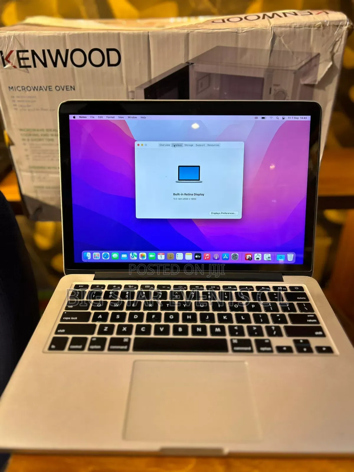 Laptop Apple MacBook Pro 2017 8GB Intel Core i5 HDD 500GB