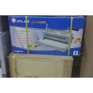 Atlas Heavy Duty Plastic Comb Binding Machine.