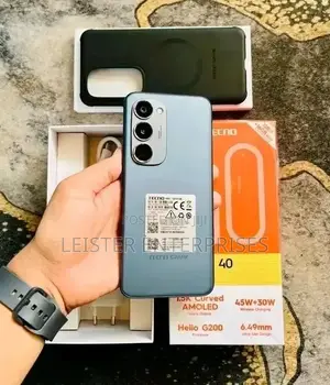 New Tecno Spark 40 Pro+ 256 GB Black