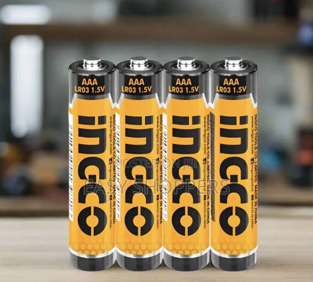 Ingco Alkaline Battery Aaa Set of 4 Pieces 1.5v Lr03