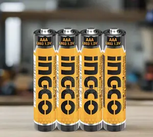 Ingco Alkaline Battery Aaa Set of 4 Pieces 1.5v Lr03