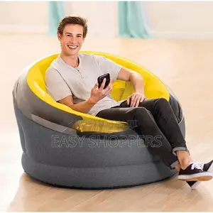 Indoor/Outdoor Inflatable Sofa Chair Lounge Seat 112x109x69cm