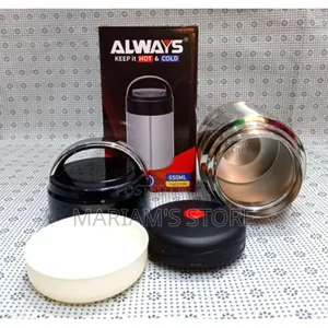 Always Brand 800ml Stainless Steel Vacuum Food Flask.