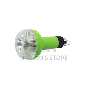 Emergency Flashlight With Both a Bulb and a Handheld Torch.