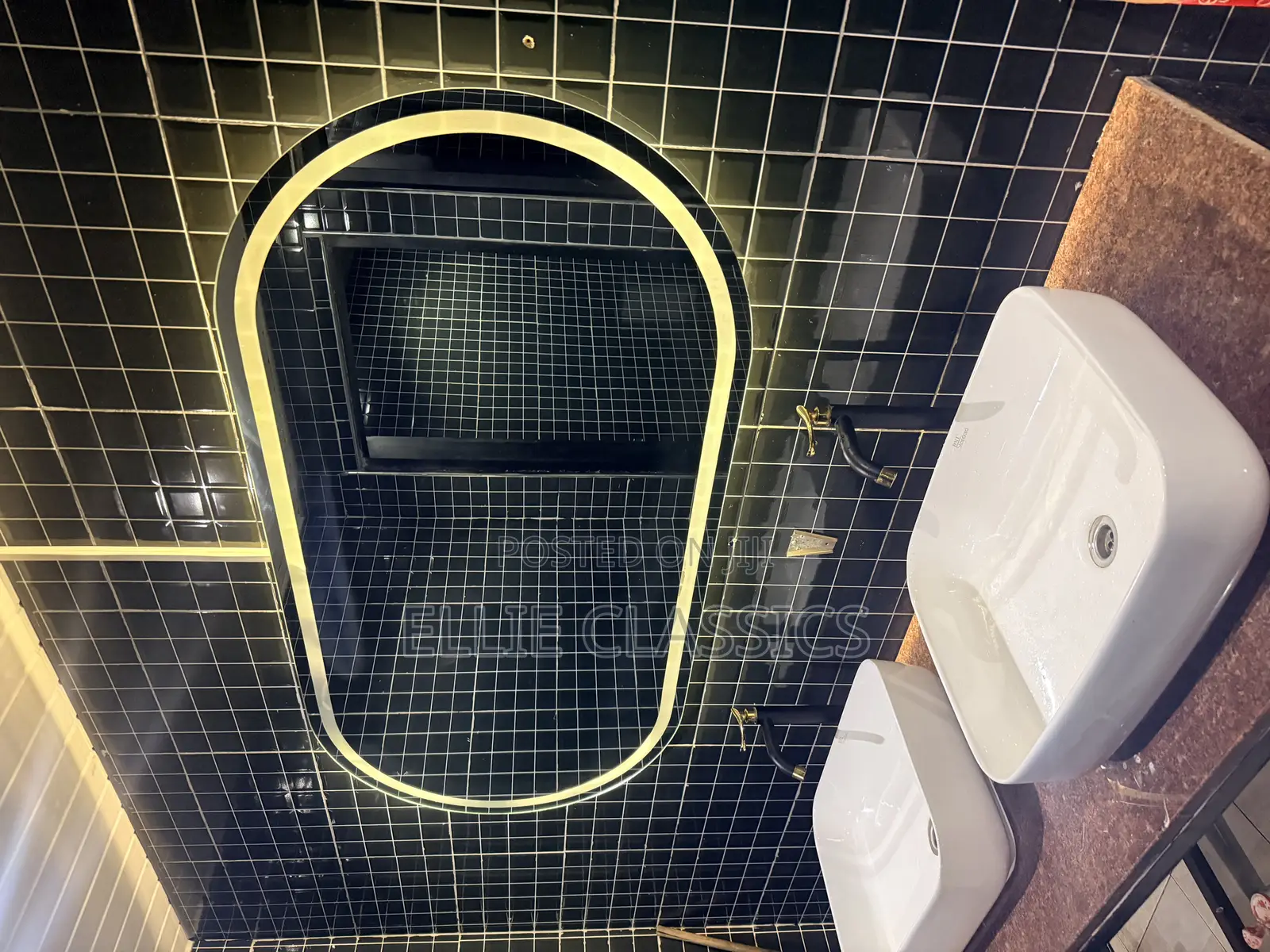 Double Sink Led Mirror