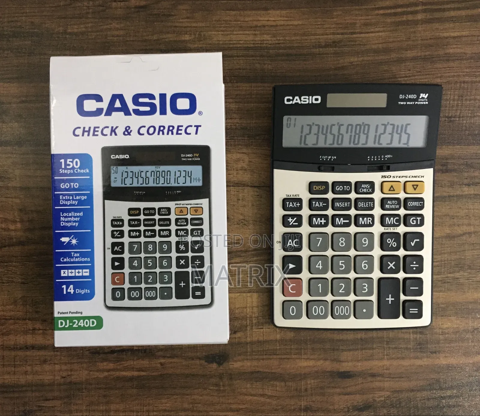 Casio Business Calculations 14-Digit Desktop Calculator