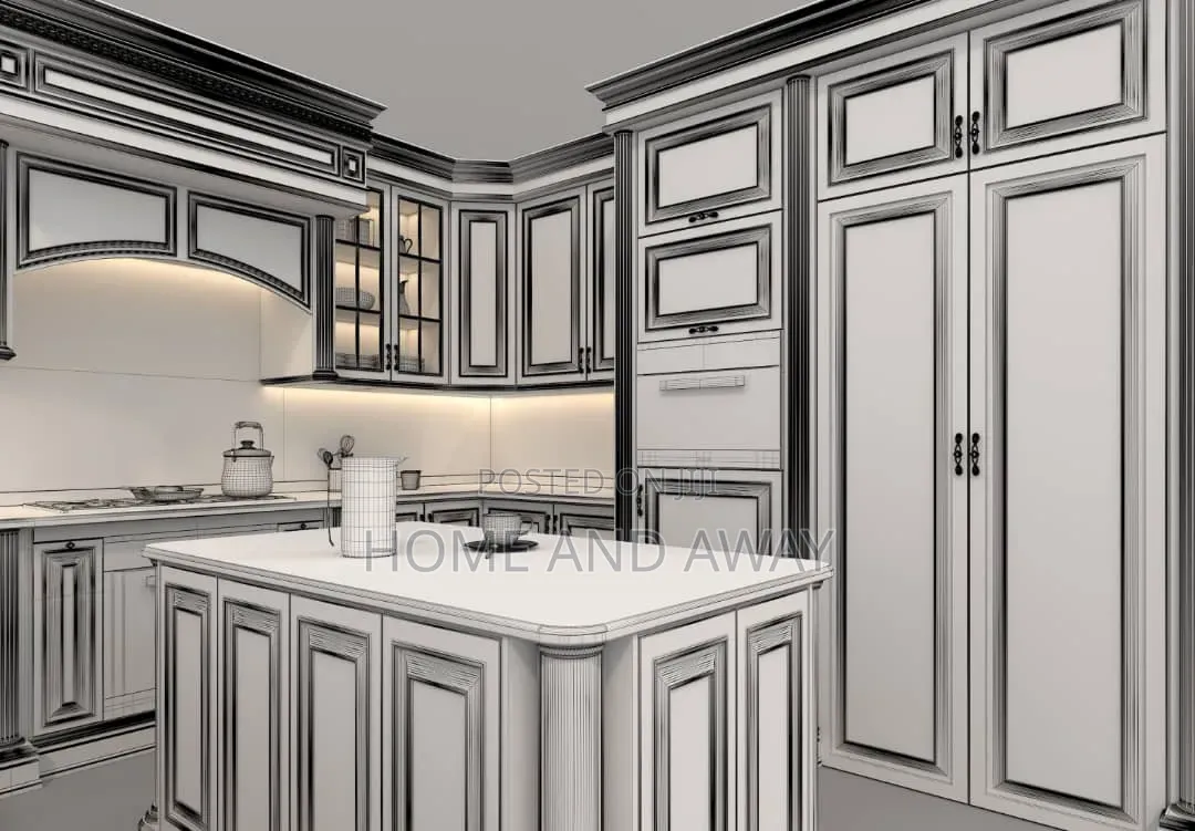 Kitchen Cabinets From 960,000/- Per Running Meter in Any Colour