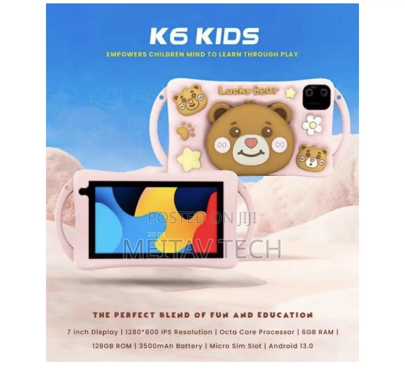 New Oteeto K6 128 GB Pink