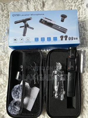 Qy99 Lavalier Microphone Stick Design With Tripod Anc Clip-on Magnetic