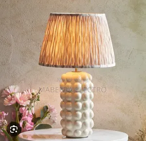 Bobble White Ceramic Table Lamp