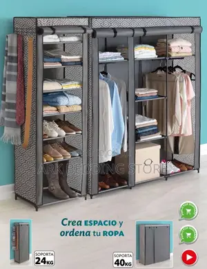 Metallic Frame Closet