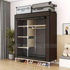 Steel Frame Fabric Wardrobe