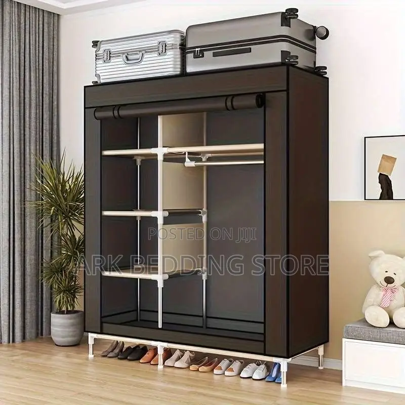 Steel Frame Fabric Wardrobe