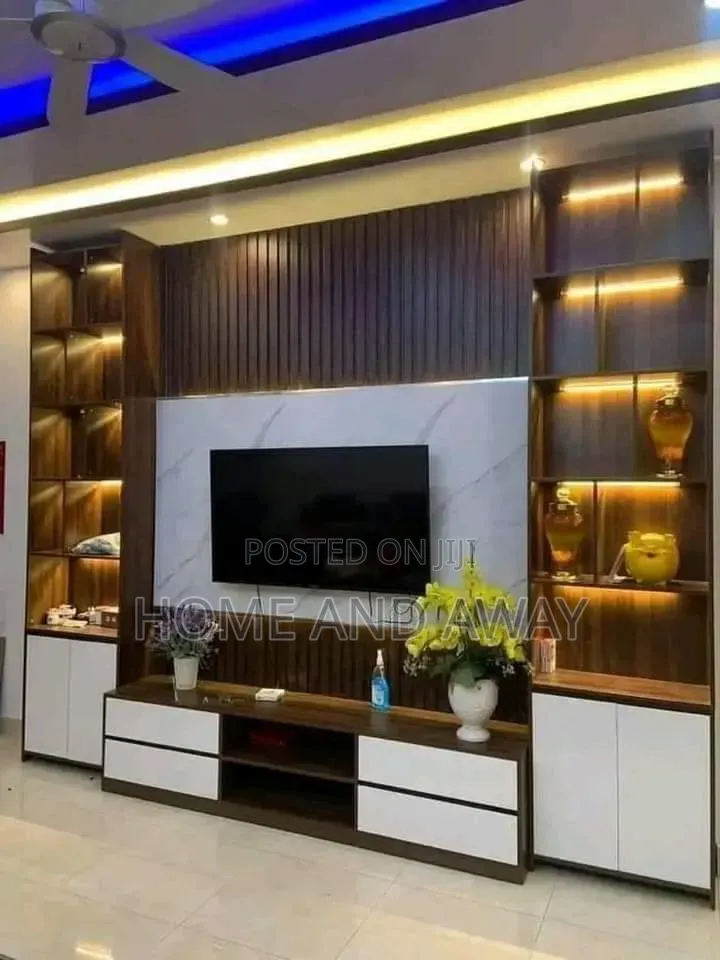 Wall Unit Tv Stands From 2,000,000/- In Any Customized Colour/Design