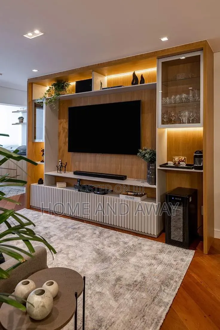 Wall Unit Tv Stands From 2,000,000/- In Any Customized Colour/Design