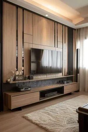 Wooden Panel Wall Unit Tv Stands From 2,500,000/- On Order Any Colour