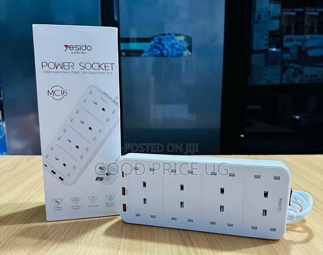 Yesido Mc16 Power Socket Extension Strip.