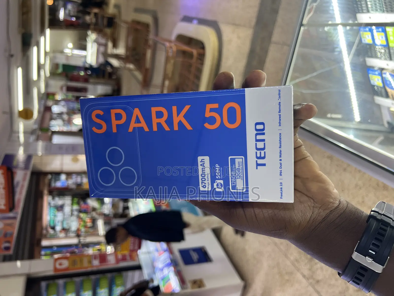 New Tecno Spark 50 128 GB Black