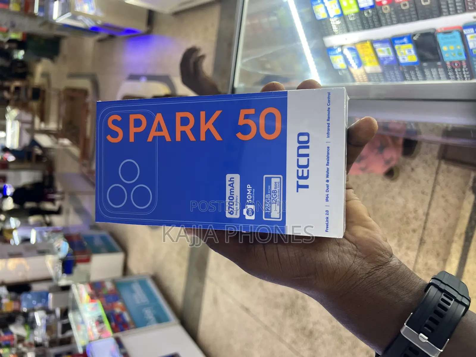 New Tecno Spark 50 128 GB Black
