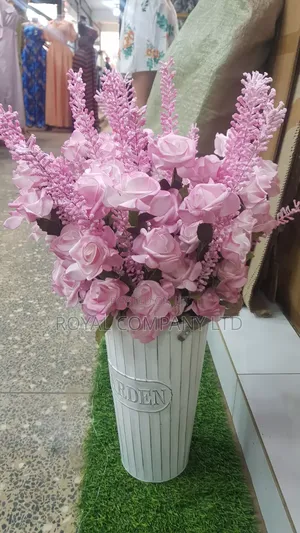 Artificial Pink Rose Flower
