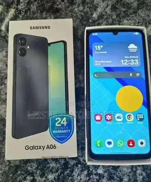 New Samsung Galaxy A06 128 GB Black