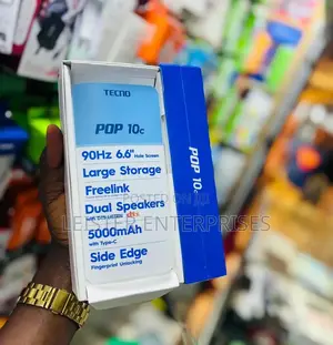 New Tecno Pop 10C 64 GB Black