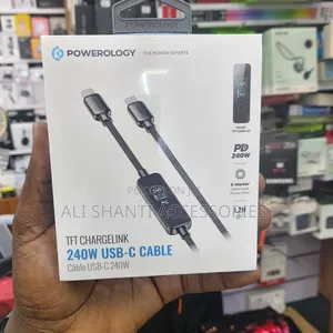 Powerology 240w Usb-C TFT Charger Link