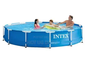 Intex Prism Frame Clearview Above Ground Pool.