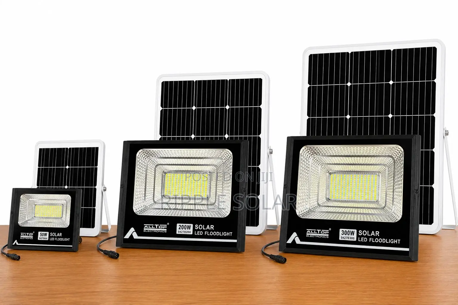 50w/200w/300w Solar Flood Lights Waterproof Outdoor Security Lamps