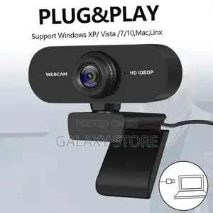 1080p Webcam Full Hd High Definition Built-in Microphone Usb Camera