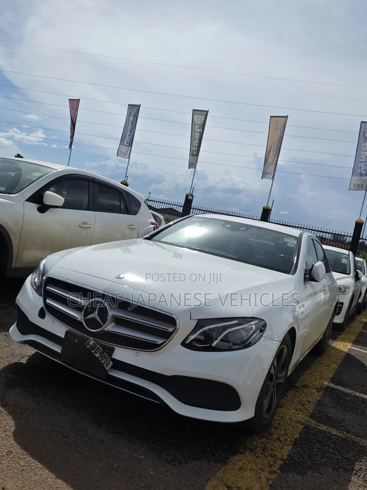 Mercedes-Benz E220 2017 White