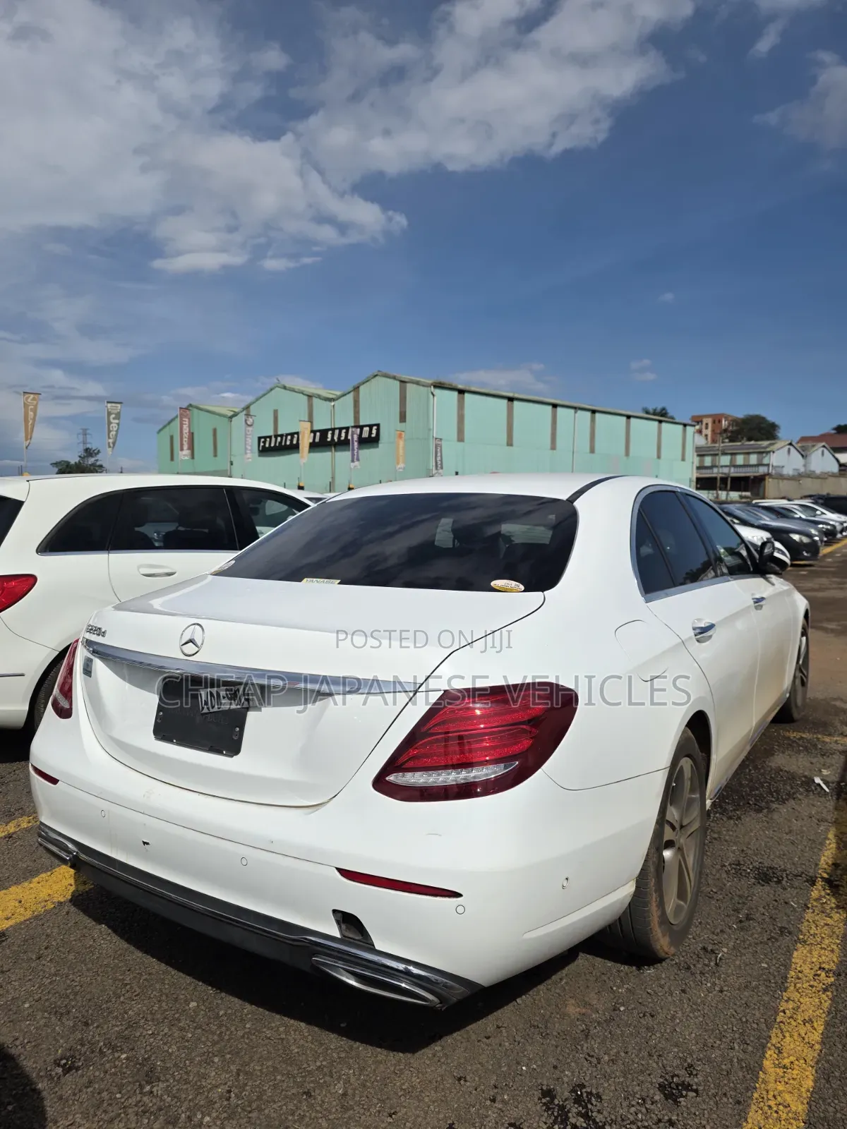 Mercedes-Benz E220 2017 White