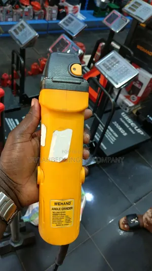 Wehand Angle Grinder 650w With Accessories, 220v, Yellow and Black