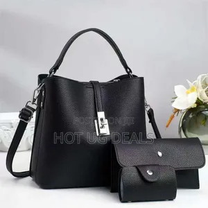  Women 3 PCS Leather Tote Sling Bag