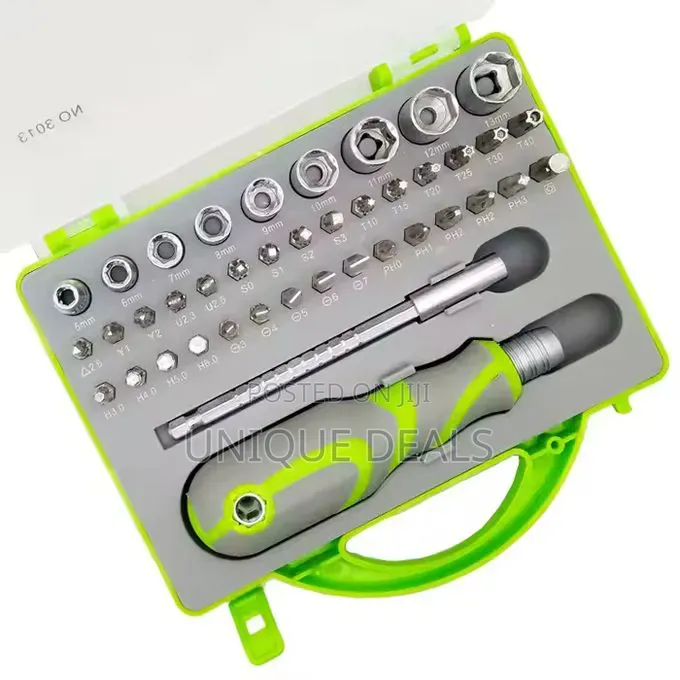 41-Piece Multi-Purpose Precision Screwdriver and Socket Set