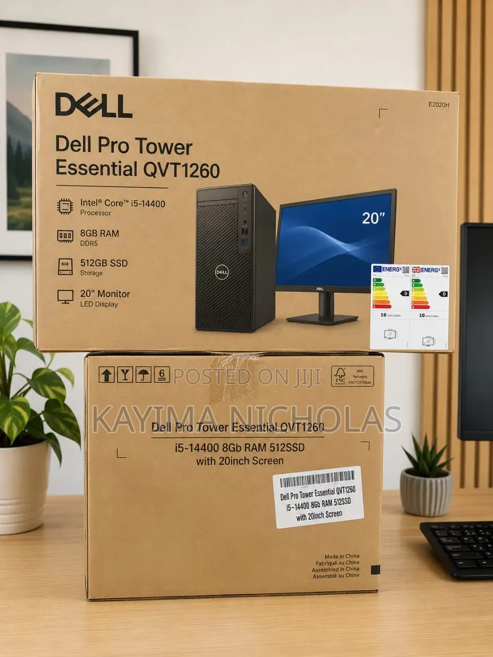 New Desktop Computer Dell 8GB Intel Core i5 SSD 512GB
